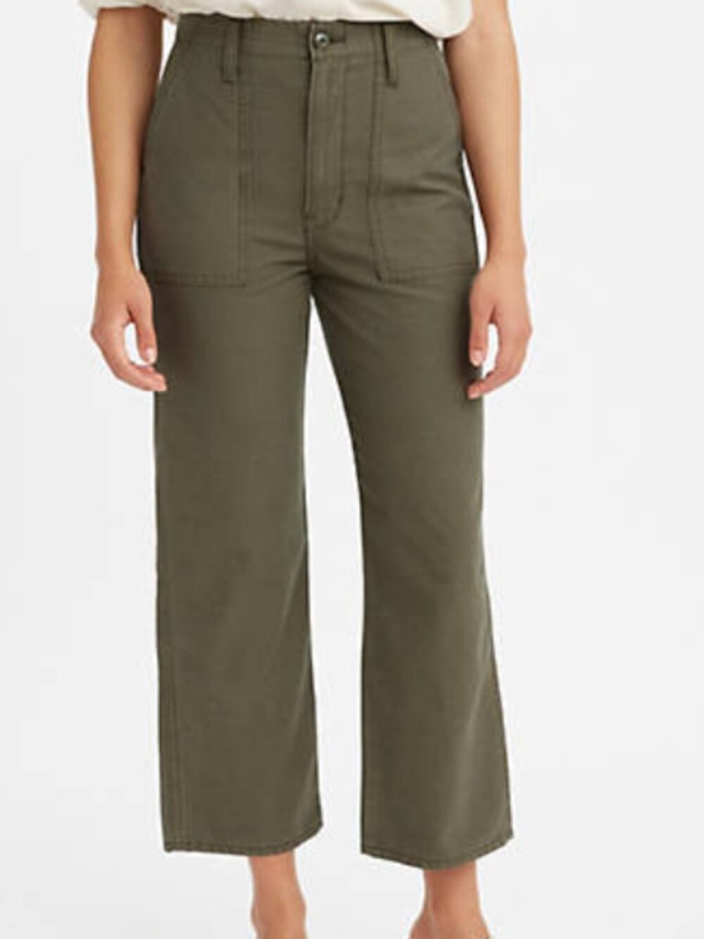 Gently Worn Levi's Ribcage Utility Wide-leg Women's Pants, Sz 28x29 - Like New